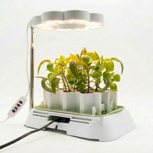 complete Germie kweekset met led lamp, oderstel, warmte mat , tray en zaaitray