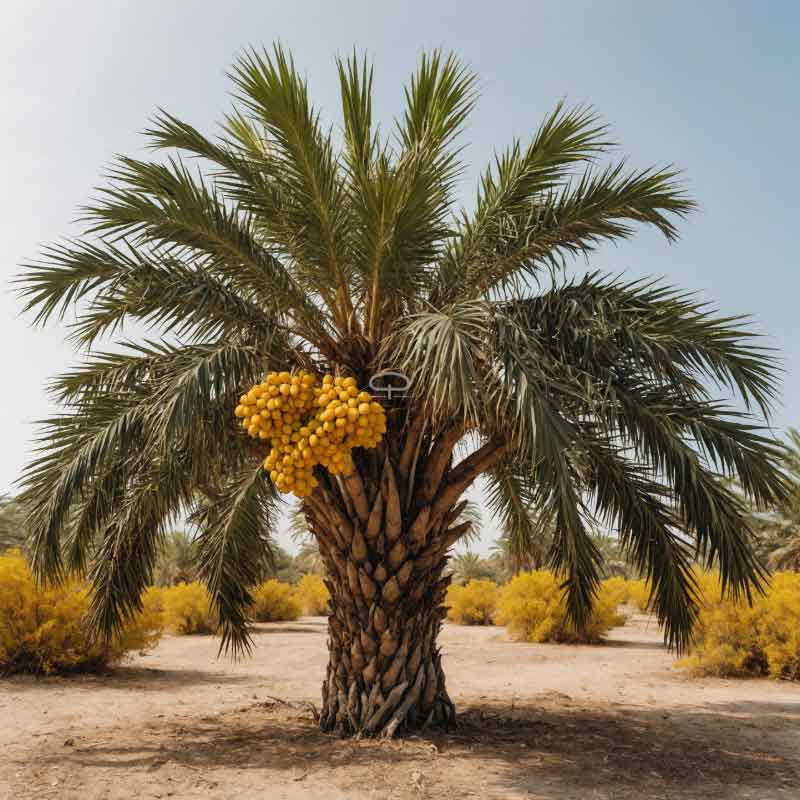 Phoenix Roebelinii - Dwergdadelpalm - twee palmbomen 800 x 800