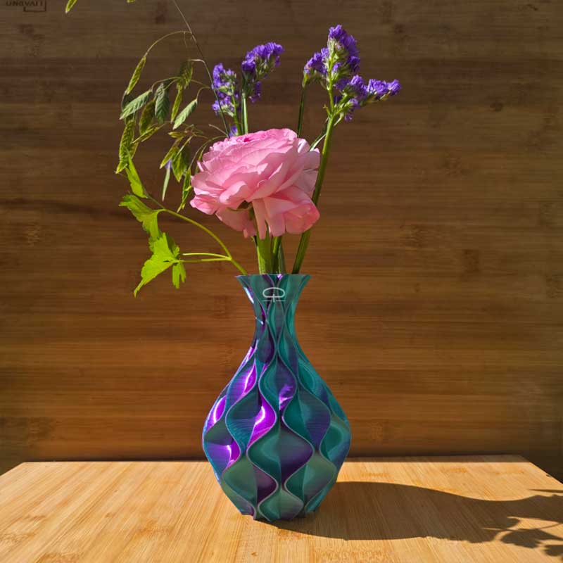 Sinus 3D Geprinte Vaas 16 cm