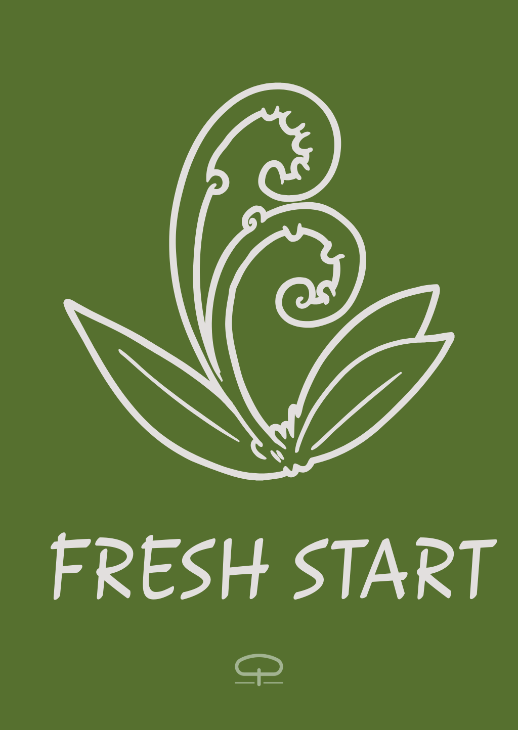 Grußkarte -  Fresh Start