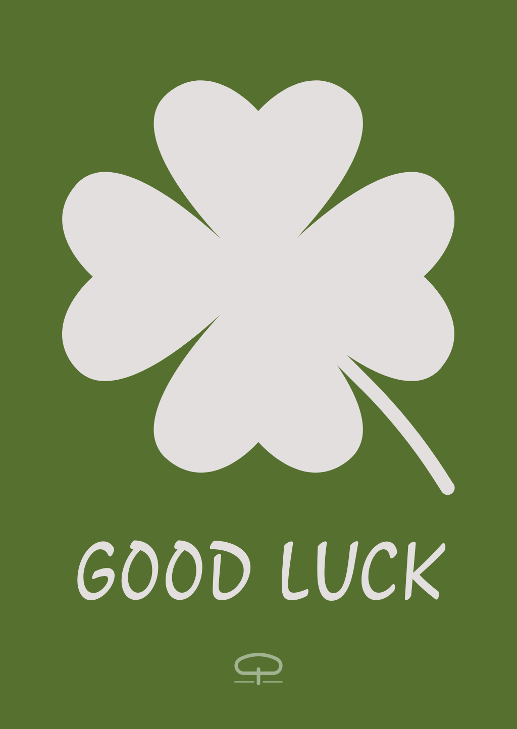 Glückwunschkarte - Good Luck