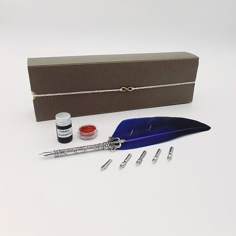 dracaena cinnabari - drakenbloedboom socotra - drakebloed poeder - drakenbloed inkt - schrijfveer - schrijf set